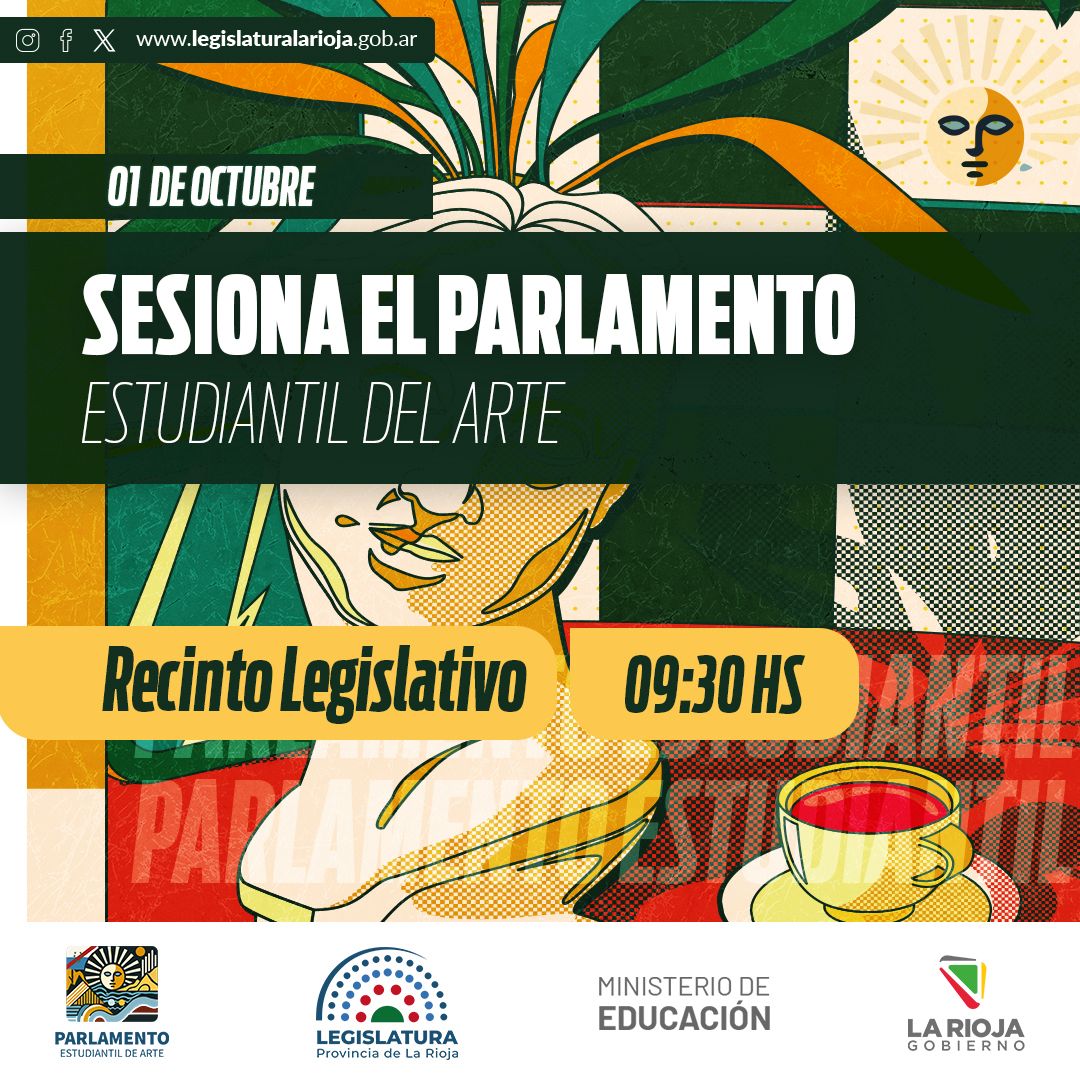 Sesiona el Parlamento Estudiantil del Arte en la Legislatura