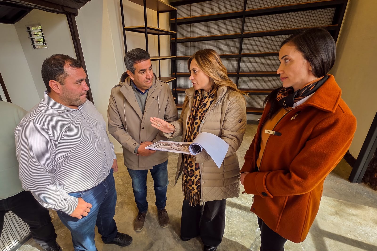 Teresita Madera recorrió obras y acompañó a emprendedores en Olta